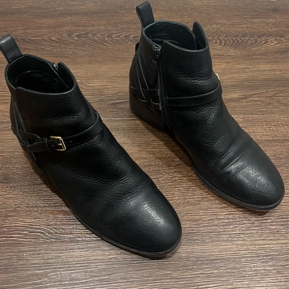 Leather Cole Haan small boots U.S. 7.5